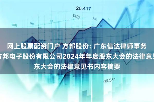 网上股票配资门户 方邦股份: 广东信达律师事务所关于广州方邦电子股份有限公司2024年年度股东大会的法律意见书内容摘要
